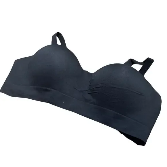 SHAPERMINT Essentials Supportive Comfort Wireless Shaper Bra Black NWT XXL 2XL - Picture 2 of 10